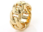 Pre-Owned Moda Al Massimo® 18k Yellow Gold Over Bronze Mariner Link Ring