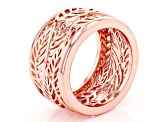 Pre-Owned Copper Leaf Band Ring