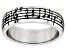 Pre-Owned Sterling Silver Music Note Unisex Band Ring