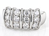 Pre-Owned Moissanite Platineve Ring 1.20ctw D.E.W
