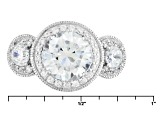 Pre-Owned White Cubic Zirconia Platineve Ring 4.00ctw