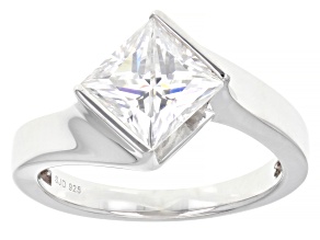 Pre-Owned Moissanite Platineve Ring 1.80ct D.E.W