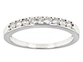 Pre-Owned Green Chrome Diopside Rhodium Over Sterling Silver Ring Set