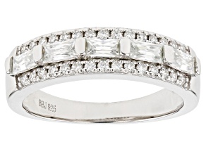 Pre-Owned Moissanite Platineve Band Ring .75ctw DEW