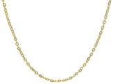 Pre-Owned 14K Yellow Gold 0.8MM Double Rolo Brillante Chain