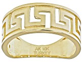 Pre-Owned 10K Yellow Gold Greek Key Band Ring