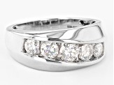 Pre-Owned Moissanite Platineve Mens Ring 1.62ctw DEW.
