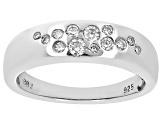 Pre-Owned Moissanite Platineve Ring .34ctw DEW.