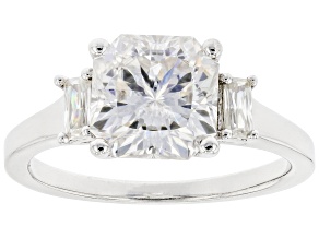 Pre-Owned Moissanite Inferno cut platineve ring 3.00ctw DEW.