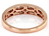 Pre-Owned White Diamond 10K Rose Gold Band Ring 0.20ctw