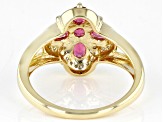 Pre-Owned Red Spinel 10K Yellow Gold Ring 0.97ctw