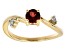Pre-Owned Garnet 10K Yellow Gold Ring 0.61ctw