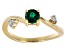Pre-Owned Lab Created Emerald 10K Yellow Gold Ring 0.44ctw