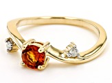 Pre-Owned Yellow Citrine 10K Yellow Gold Ring