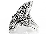 Pre-Owned Sterling Silver Dragonfly Statement Ring