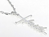Pre-Owned Sterling Silver Faith Cross Pendant
