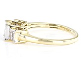Pre-Owned Candlelight Diamonds™ 10k Yellow Gold Cluster Ring 0.30ctw