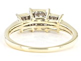 Pre-Owned Candlelight Diamonds™ 10k Yellow Gold Cluster Ring 0.30ctw