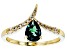 Pre-Owned Lab Alexandrite 10k Yellow Gold Ring 0.97ctw