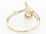 Pre-Owned Pink Topaz 10k Yellow Gold Ring 0.97ctw