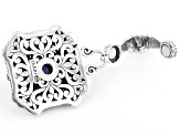 Pre-Owned Blue Tanzanite & 57 Chevy™ Topaz Silver Enhancer Pendant .84ctw