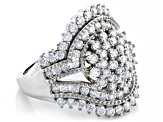 Pre-Owned Moissanite Platineve Ring 2.49ctw DEW