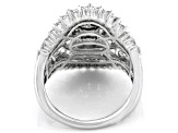 Pre-Owned Moissanite Platineve Ring 2.49ctw DEW