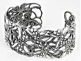 Pre-Owned Silver "Ask God to Change You" Cuff Bracelet