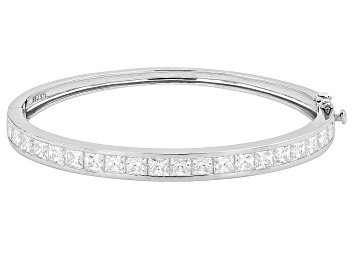 Picture of Pre-Owned Moissanite Platineve bangle bracelet 10.00ctw DEW