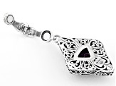 Pre-Owned Purple Amethyst Silver Enhancer Pendant 4.68ct