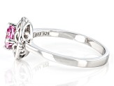 Pre-Owned Moissanite Platineve solitaire ring .60ct