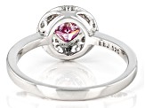 Pre-Owned Moissanite Platineve solitaire ring .60ct