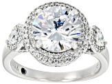 Pre-Owned White Cubic Zirconia Platineve Ring 6.84ctw