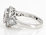 Pre-Owned White Cubic Zirconia Platineve Ring 6.84ctw