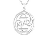 Pre-Owned Sterling Silver Lewis Knot Path of Life Pendant with Chain