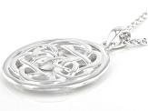Pre-Owned Sterling Silver Lewis Knot Path of Life Pendant with Chain