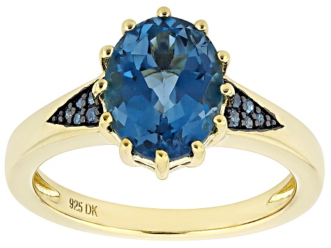 Jtv blue deals topaz rings