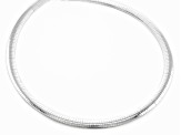 Pre-Owned Sterling Silver 8mm Omega 20 Inch Necklace