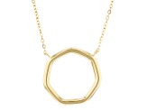 Pre-Owned 10K Yellow Gold Geometric Necklace
