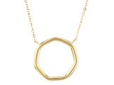 Pre-Owned 10K Yellow Gold Geometric Necklace