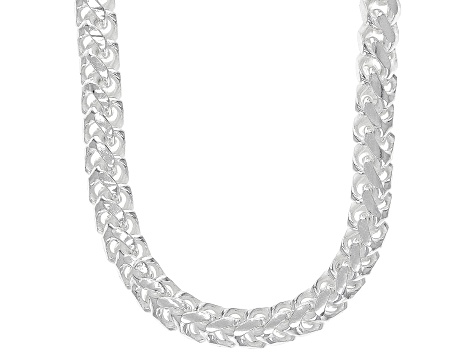 Pre-Owned Sterling Silver 5.35mm Franco 22 Inch Chain