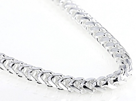 Pre-Owned Sterling Silver 5.35mm Franco 22 Inch Chain