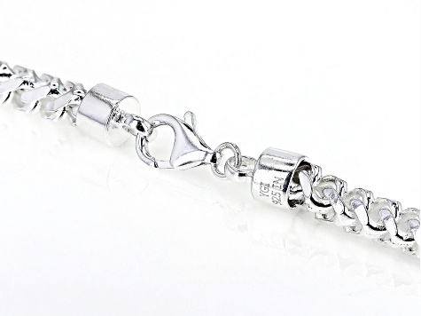 Pre-Owned Sterling Silver 5.35mm Franco 22 Inch Chain