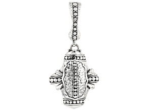 Pre-Owned Silver "Trust Him In Everything" Enhancer Pendant