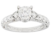 Pre-Owned Moissanite Platineve Ring 1.26ctw D.E.W