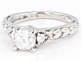 Pre-Owned Moissanite Platineve Ring 1.26ctw D.E.W