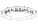 Pre-Owned White Diamond 10k White Gold Band Ring 0.85ctw