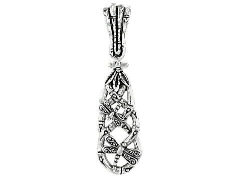 Pre-Owned Silver "Renewed Devotion" Dragonfly Enhancer Pendant