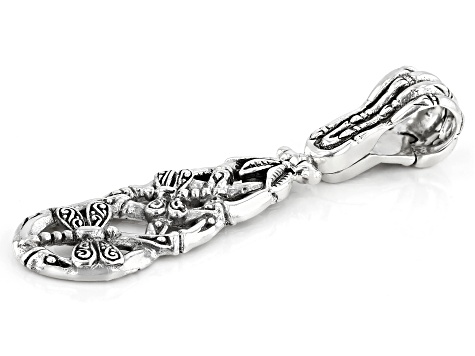 Pre-Owned Silver "Renewed Devotion" Dragonfly Enhancer Pendant