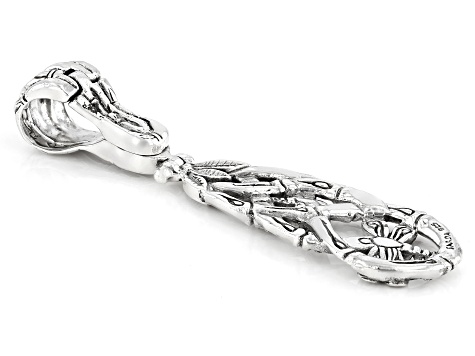 Pre-Owned Silver "Renewed Devotion" Dragonfly Enhancer Pendant